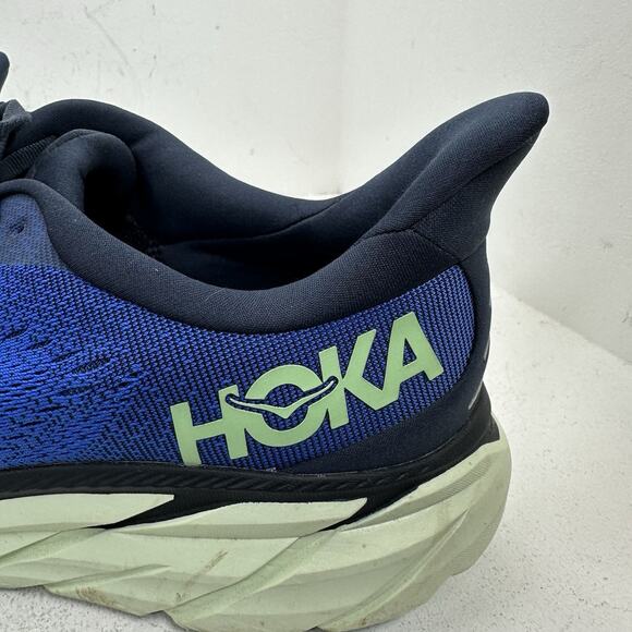 Hoka One One Clifton 8 Shoes Men’s Blue Mesh Running Walking Sneakers Size 12.5 - Picture 11 of 12